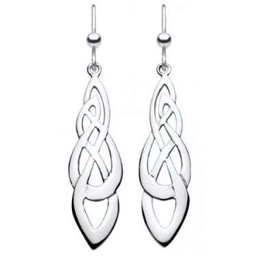 celtic silver earrings