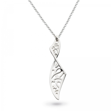 Contemporary Silver Necklace