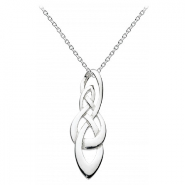 Celtic silver necklace