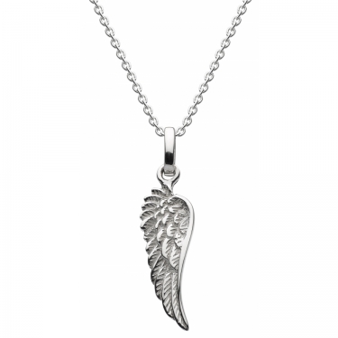 Silver small wing pendant