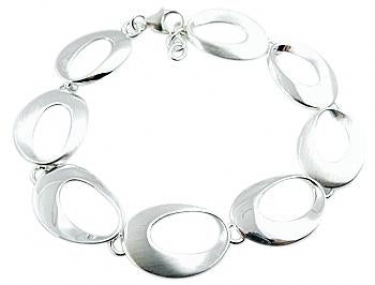 Sterling silver Oval Link Bracelet