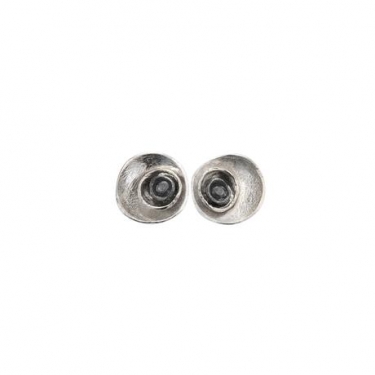 Sterling Silver & Oxidised Studs