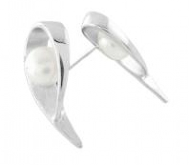 Sterling Silver & Pearl Earrings