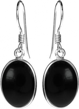 Sterling Silver & Black Onyx Earrings