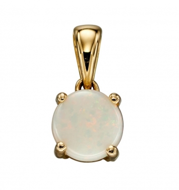 Gold and opal pendant