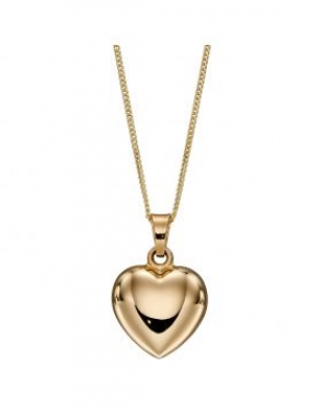 9ct Gold heart necklace