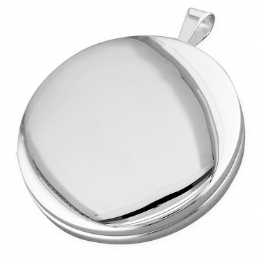 Sterling silver round locket