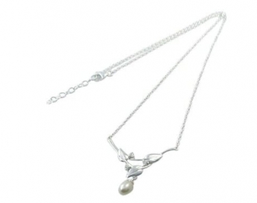 Silver & Freshwater Pearl Necklace