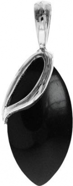 Silver & Black Onyx Pendant