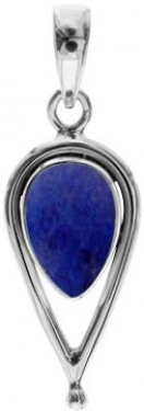 Silver Lapis Lazuli Pendant