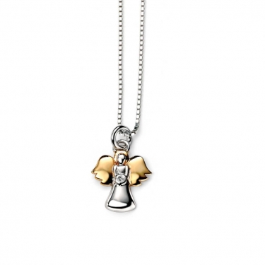Children's Silver Angel Necklace