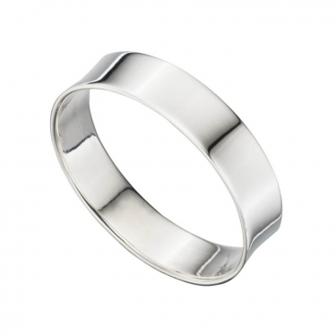Sterling Silver Plain Band Ring