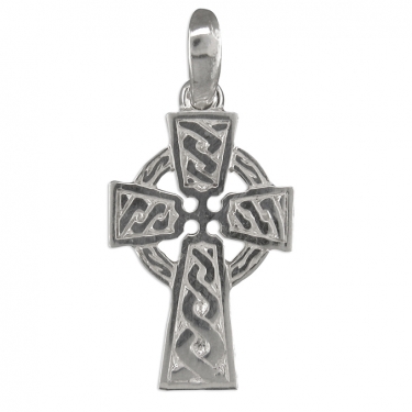 sterling silver celtic cross pendant