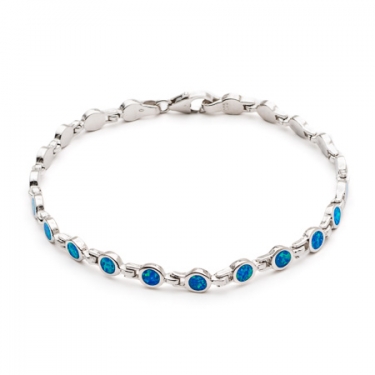 Silver Opalique Bracelet