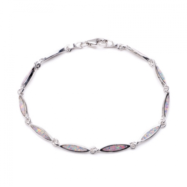 Silver Opalique Bracelet